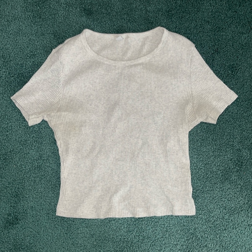 Light-gray baby tee